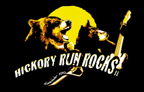 Hickory Run Rocks tshirt design