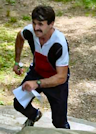 Mihai Veres on the Sprint-O course at Ridley, photo by John De Wolf Mihai Veres on the Sprint-O course at Ridley, photo by John De Wolf