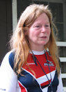 Sharon Siegler at the finish of the SVO Memorial Day Rogaine, photo by Julie Keim Sharon Siegler at the finish of the SVO Memorial Day Rogaine, photo by Julie Keim