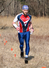 Vadim Masalkov heads for the finish at the Valley Goat 3, photo by Julie Keim