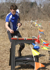 John Frederickson finishing the Valley Goat 3, photo by Kathy King/Mike Bertram